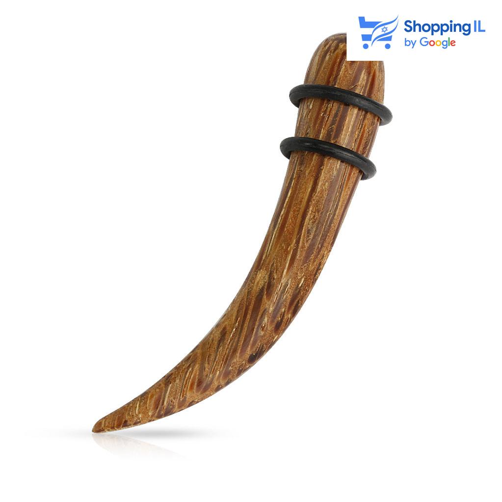 טאפר עץ קקוס - עגיל טאפר אורגני עשוי מעץ קוקוס. הטאפר אורגני בסגנון שבטי מגיע עם זוג גומיות. צבע - ירוק מידה - מגיע בעובי 10 מ"מ  העגיל מיועד בעיקר לאזורים הבאים: - הרחבה  העגיל מגיעה כעגיל בודד ולא בזוג