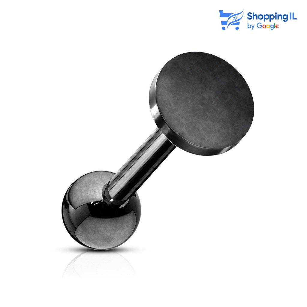 עגיל עיגול- עגיל עיגול עשוי מתכת רפואית. העגיל בעיצוב דיסקית שטוחה. צבע - כסוף, שחור, זהב, רוז מידה - מגיע בעובי של 1.2 מ"מ ובאורך 6 מ"מ קוטר סוגר - 4 מ"מ  העגיל מיועד בעיקר לאזורים הבאים: - פירסינג קונץ' - פירסינג הליקס - פירסינג פלאט  - פירסינג טראגוס - כמובן שניתן לענוד את העגיל גם באזורים אחרים (: