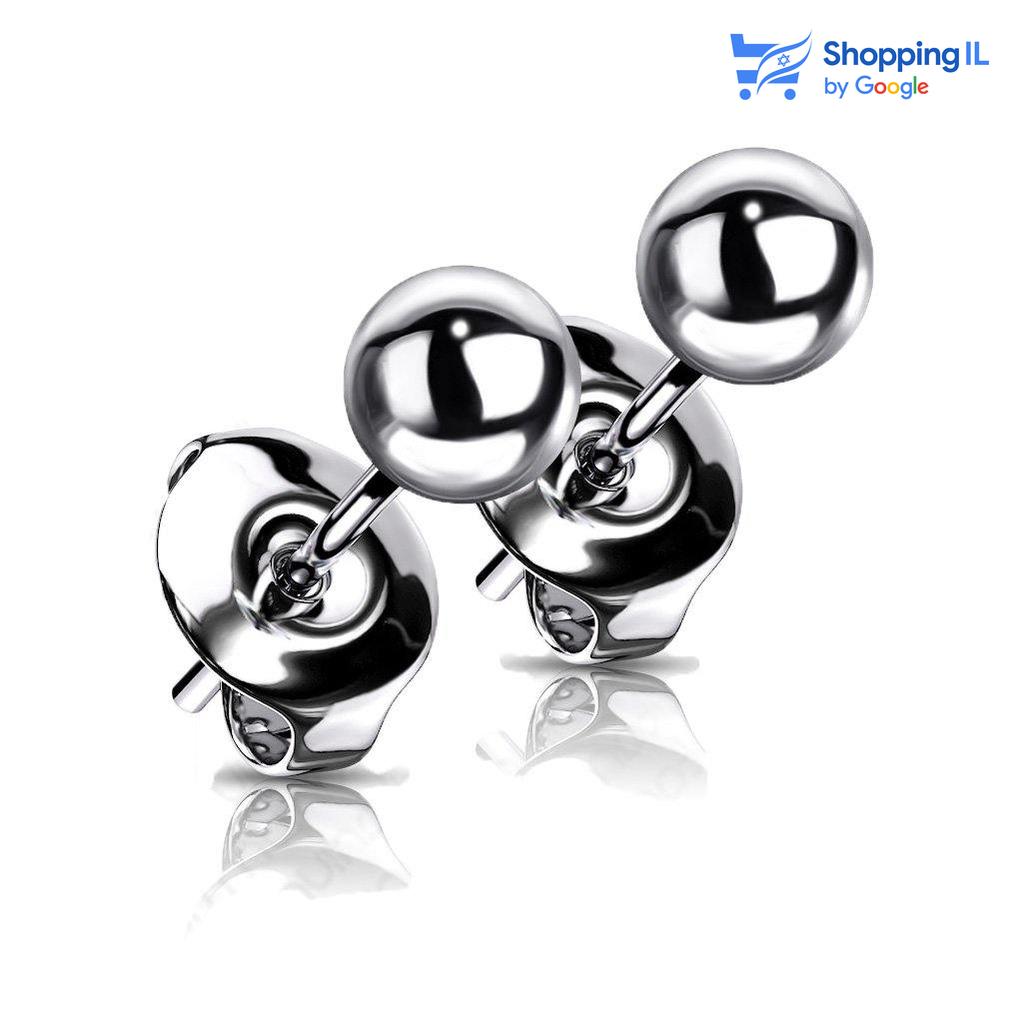 זוג עגילי ריילי - עשויים טיטניום TITANIUM 6AL-4V-ELI ASTM F-136. זוג עגילים צמודים בעיצוב כדורי. צבע - כסוף כהה מידה - מגיע בעובי של 0.8 מ"מ קוטר זירקון 3/4/5  העגילים מיועדים בעיקר לאזורים הבאים: - עגיל בתנוך - כמובן שניתן לענוד את העגיל גם באזורים אחרים (: