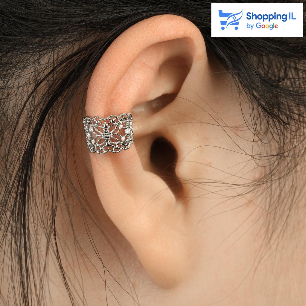 עגילי קליפ- עגיל קליפ עשוי פליז מצופה ברודיום. העגילים בעיצוב טבעת. צבע - כסוף מידה - מגיע בעובי 1 מ"מ ובקוטר 9.5 מ"מ  העגיל מיועד בעיקר לאזורים לא נקב: - אזור הליקס - כמובן שניתן לענוד את העגיל גם באזורים אחרים (: