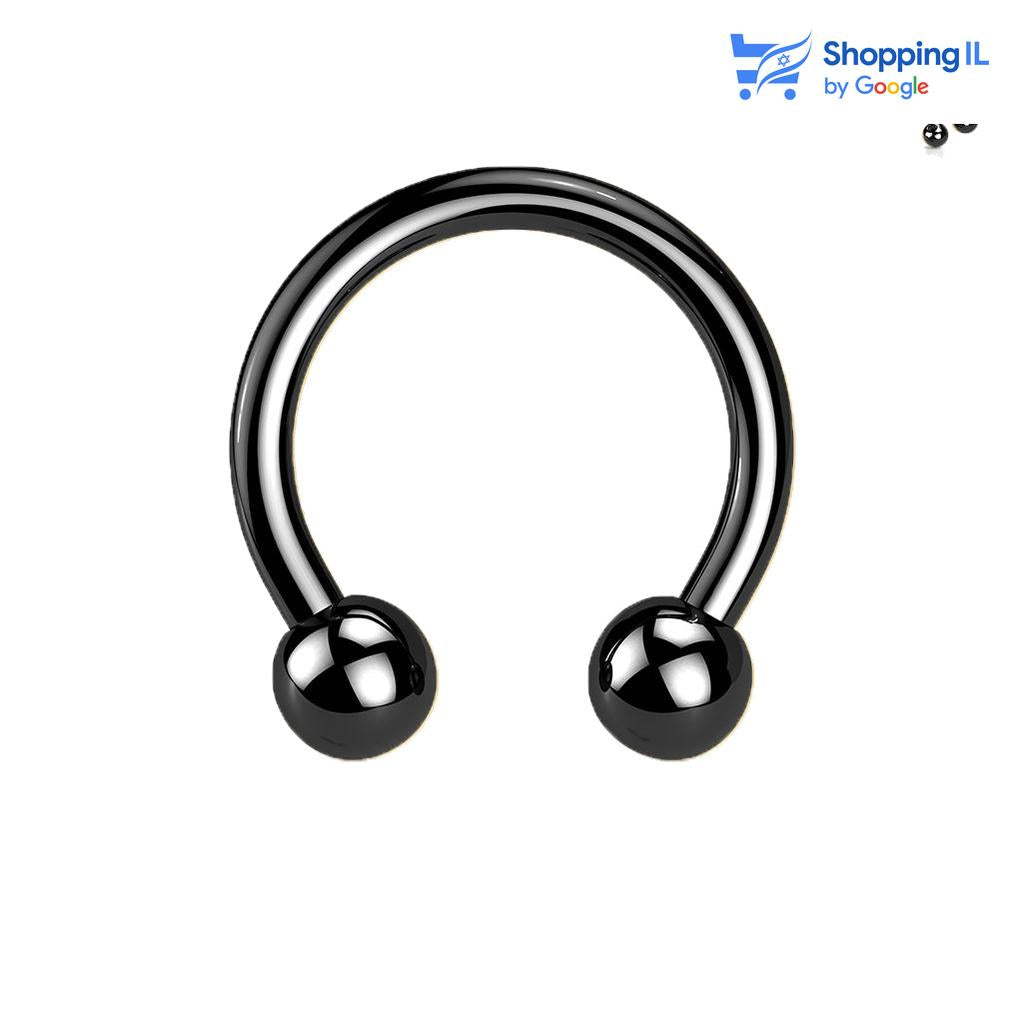 10 מ"מ קוטר סוגר - סוגר 3 מ"מ   העגיל מיועד בעיקר לאזורים הבאים: - מתאים לכל סגנונות הפירסינג (: